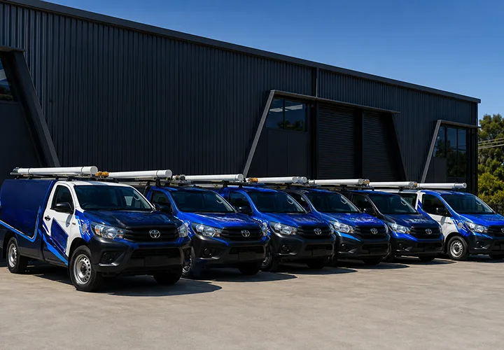 Service vans ready for Cranebrook callouts